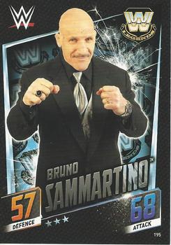 2015 Topps Slam Attax WWE: Then Now & Forever #195 Bruno Sammartino Front