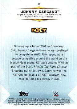 2020 Topps WWE Undisputed - Orange #60 Johnny Gargano Back