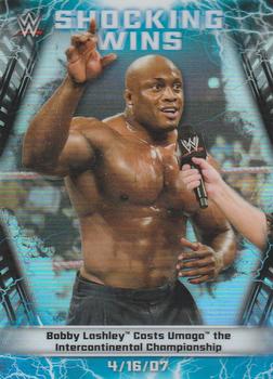 2020 Topps Chrome WWE - Shocking Wins #SW-12 Bobby Lashley Front