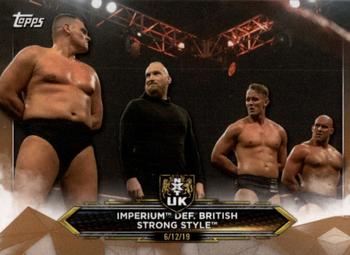 2020 Topps WWE NXT - Bronze #1 Imperium /  British Strong Style Front