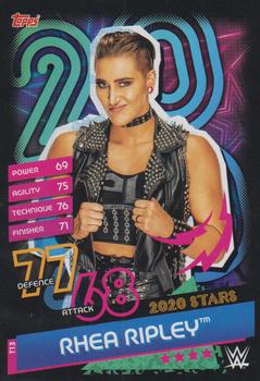 2020 Topps Slam Attax WWE Reloaded - WWE Legends vs 2020 Stars #T13 Rhea Ripley Front