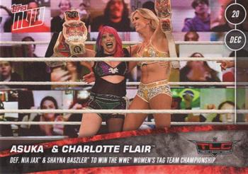 2020 Topps Now WWE #71 Asuka / Charlotte Flair / Nia Jax / Shayna Baszler Front
