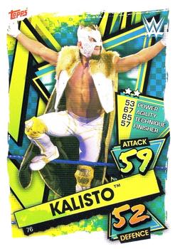 2021 Topps Slam Attax WWE #76 Kalisto Front