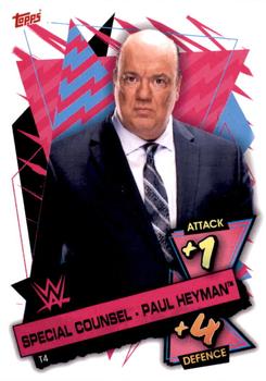 2021 Topps Slam Attax WWE - Tactic Cards #T4 Paul Heyman Front