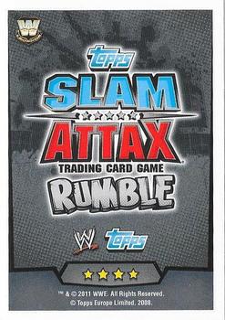 2011 Topps Slam Attax WWE Rumble #175 Greg Valentine Back