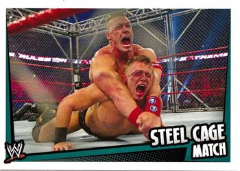 2011 Topps Slam Attax WWE Rumble #200 Steel Cage Match Front