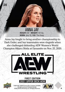2021 Upper Deck AEW #28 Anna Jay Back