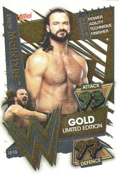2021 Topps Slam Attax WWE - Limited Edition Gold #LE1G Drew McIntyre Front