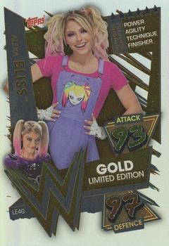 2021 Topps Slam Attax WWE - Limited Edition Gold #LE4G Alexa Bliss Front