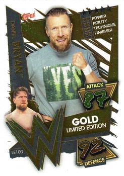2021 Topps Slam Attax WWE - Limited Edition Gold #LE10G Daniel Bryan Front