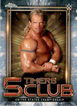 2021 Topps Chrome WWE - 5 Timers Club #5T-9 Lex Luger Front