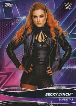 2021 Topps WWE Superstars #12 Becky Lynch Front