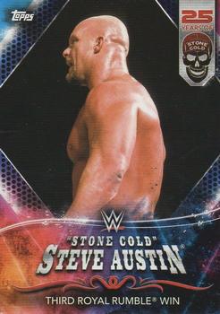 2021 Topps WWE Superstars #187 Third Royal Rumble Win Front