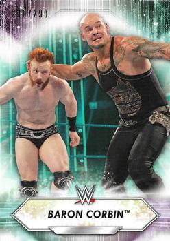 2021 Topps WWE - Aqua #138 Baron Corbin Front