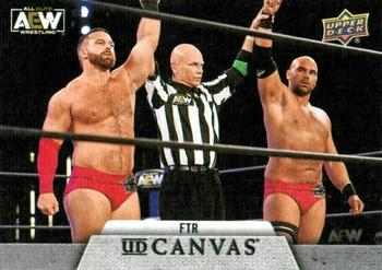 2021 Upper Deck AEW - Canvas #C-23 Dax Harwood / Cash Wheeler Front