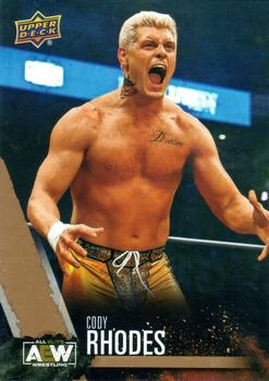 2021 Upper Deck AEW - Gold #1 Cody Rhodes Front