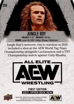 2021 Upper Deck AEW - Finisher #23 Jungle Boy Back