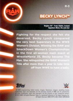 2021 Topps WWE Women's Division - Roster #R-3 Becky Lynch Back