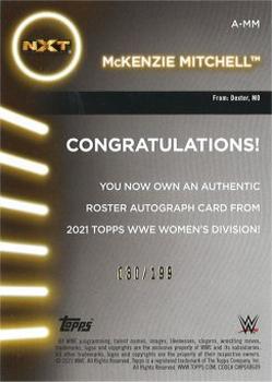 2021 Topps WWE Women's Division - Autographs #A-MM McKenzie Mitchell Back