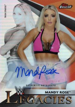 2021 Topps Finest WWE - Legacies Autographs #L-7 Mandy Rose Front