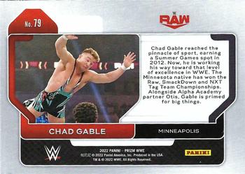 2022 Panini Prizm WWE #79 Chad Gable Back