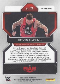 2022 Panini Prizm WWE - Hyper #124 Kevin Owens Back