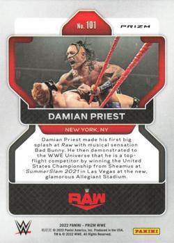 2022 Panini Prizm WWE - Ice #101 Damian Priest Back