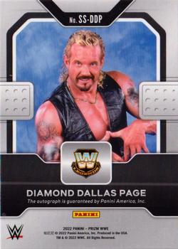 2022 Panini Prizm WWE - Sensational Signatures #SS-DDP Diamond Dallas Page Back