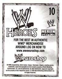 2008 Merlin WWE Heroes Stickers #10 Randy Orton Back