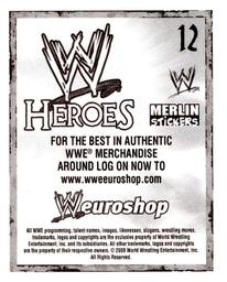 2008 Merlin WWE Heroes Stickers #12 Randy Orton Back