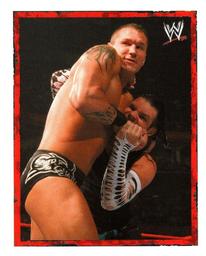 2008 Merlin WWE Heroes Stickers #12 Randy Orton Front