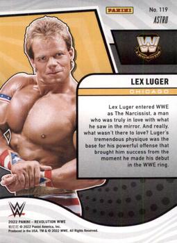 2022 Panini Revolution WWE - Astro #119 Lex Luger Back