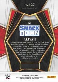 2022 Panini Select WWE #127 Aliyah Back