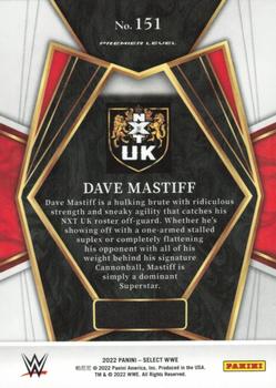 2022 Panini Select WWE #151 Dave Mastiff Back