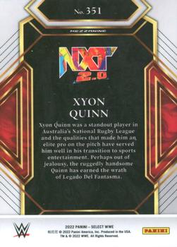 2022 Panini Select WWE #351 Xyon Quinn Back