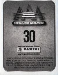 2016 Panini AAA Lucha Libre Worldwide Album Stickers #30 Rey Mysterio Jr. Back