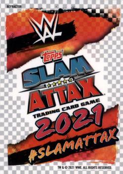 2021 Topps Chrome Slam Attax WWE - Refractors #185 Drew McIntyre Back