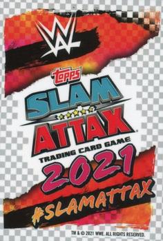 2021 Topps Chrome Slam Attax WWE - Speckle Refractors #121 The Undertaker Back