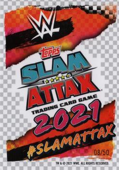 2021 Topps Chrome Slam Attax WWE - Green Refractors #54 Lince Dorado Back