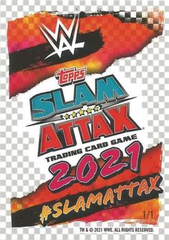 2021 Topps Chrome Slam Attax WWE - Superfractors #115 Zack Gibson Back