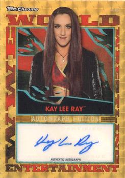 2021 Topps Chrome Slam Attax WWE - Autographs Superfractors #A-KR Kay Lee Ray Front