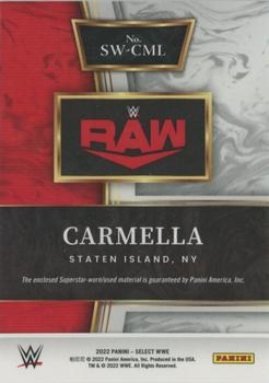 2022 Panini Select WWE - Selective Swatches #SW-CML Carmella Back