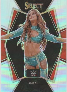 2022 Panini Select WWE - Silver Prizms #127 Aliyah Front