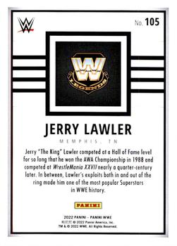 2022 Panini WWE #105 Jerry Lawler Back