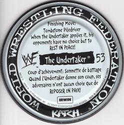 1999 Katch/Irwin Medallions #53 The Undertaker Back