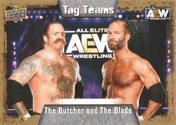 2022 Upper Deck AEW - Gold #89 The Butcher / The Blade Front