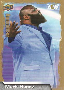 2022 Upper Deck AEW - Gold #99 Mark Henry Front