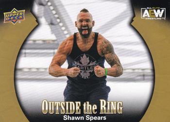 2022 Upper Deck AEW - Outside the Ring Gold #OTR-7 Shawn Spears Front