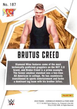 2022 Panini Chronicles WWE - Bronze #187 Brutus Creed Back