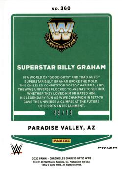 2022 Panini Chronicles WWE - Purple #360 Superstar Billy Graham Back